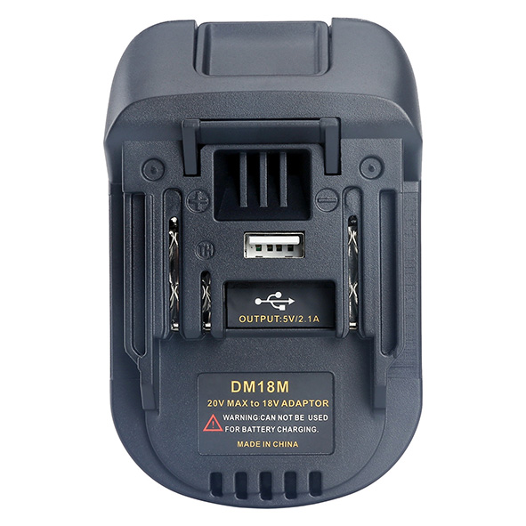DM18M Adapter for Dewalt/Milwaukee Battery on Makita Tools