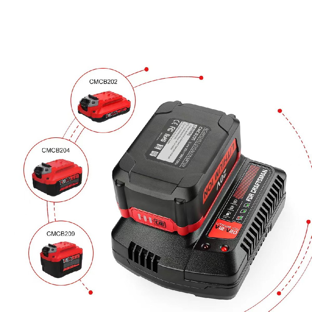 CMCB202 Charger for Craftsman 18V Li-ion